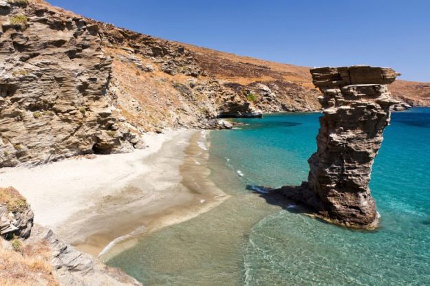 Grias Pidima Beach, Andros